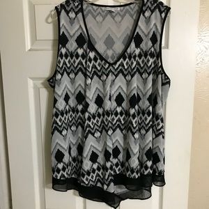 Flowy sleeveless top